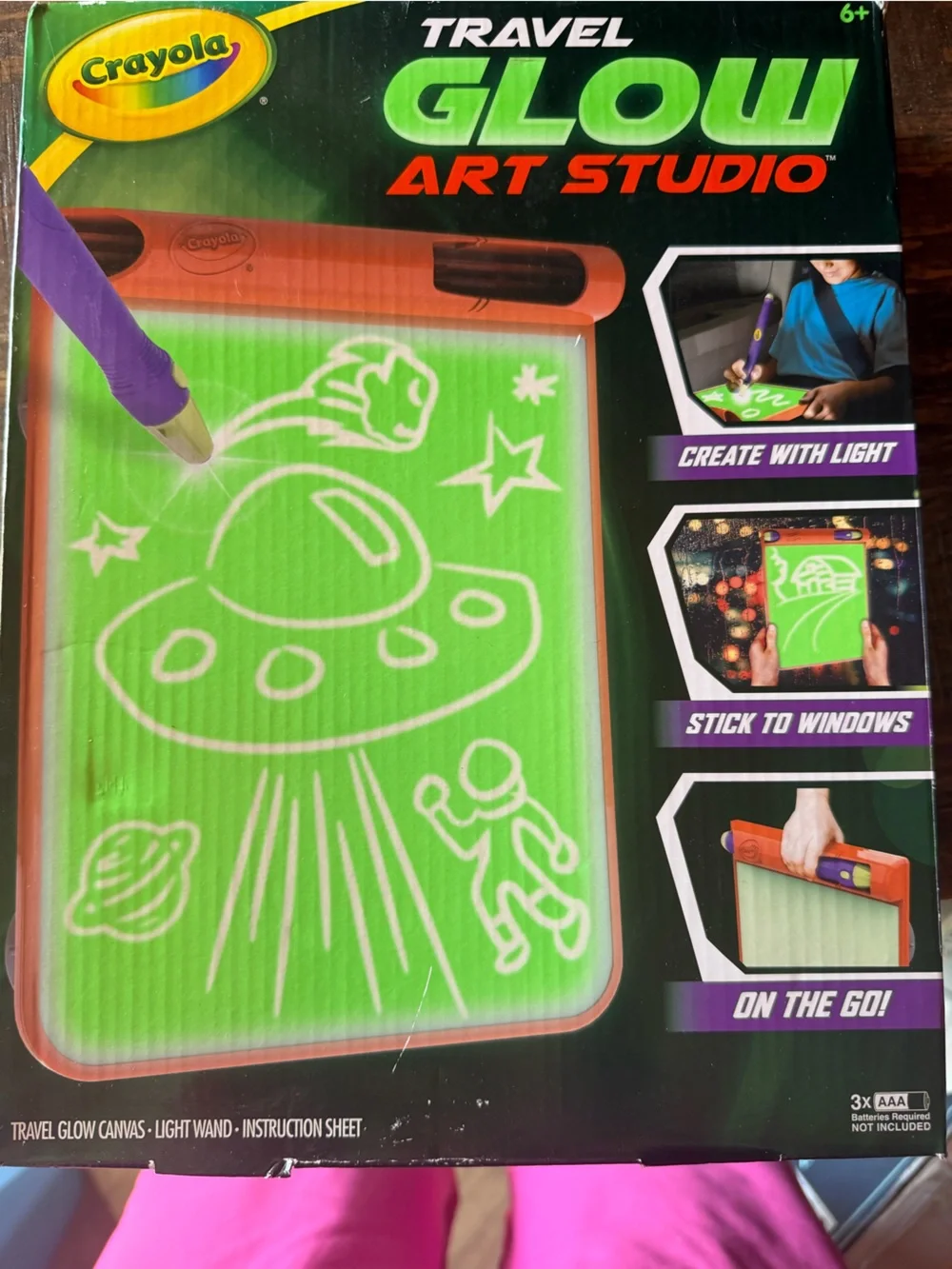 Crayola Glow Art Travel Studio and Stylus